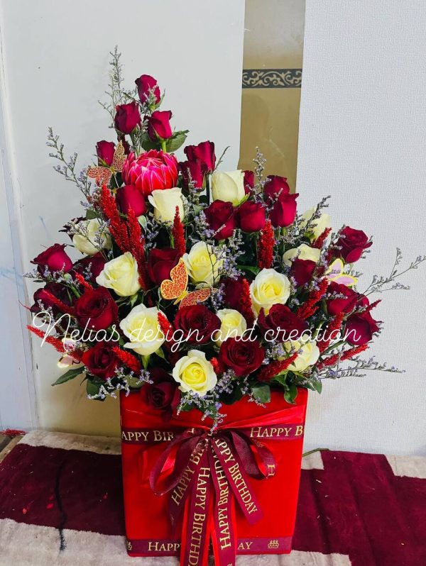 The "Grandiose Celebration" Rose Bouquet